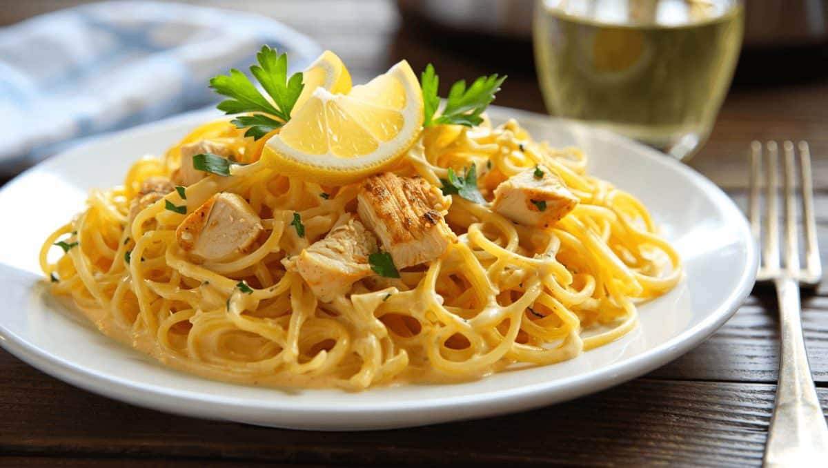 Ces spaghettis crémeux et escalopes au citron font le buzz : la recette facile et ultra gourmande du moment