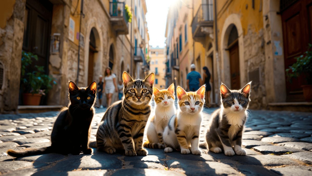 Les chats de Rome et les « gattare »