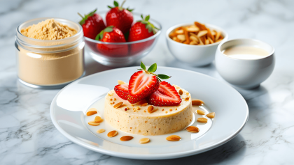 "Avec 3 ingrédients,100 g de protéines et sans sucre", ce dessert peu calorique est à tester d'urgence