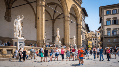 Loggia dei Lanzi à Florence