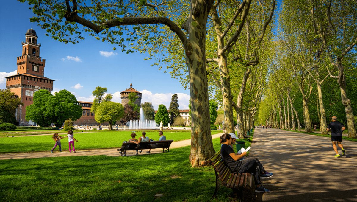 Parco Sempione à Milan