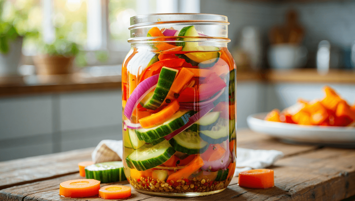 Pickles de légumes maison : la recette virale qui va sublimer tous vos plats