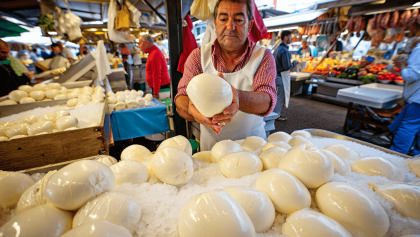 La mozzarella italienne : fraîcheur et tradition au menu