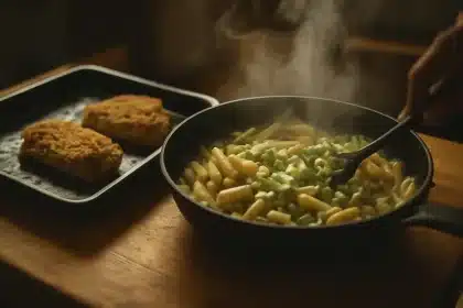 TikTok: coquillettes onctueuses au saumon doré et poireaux, le plat viral à tester ce soir