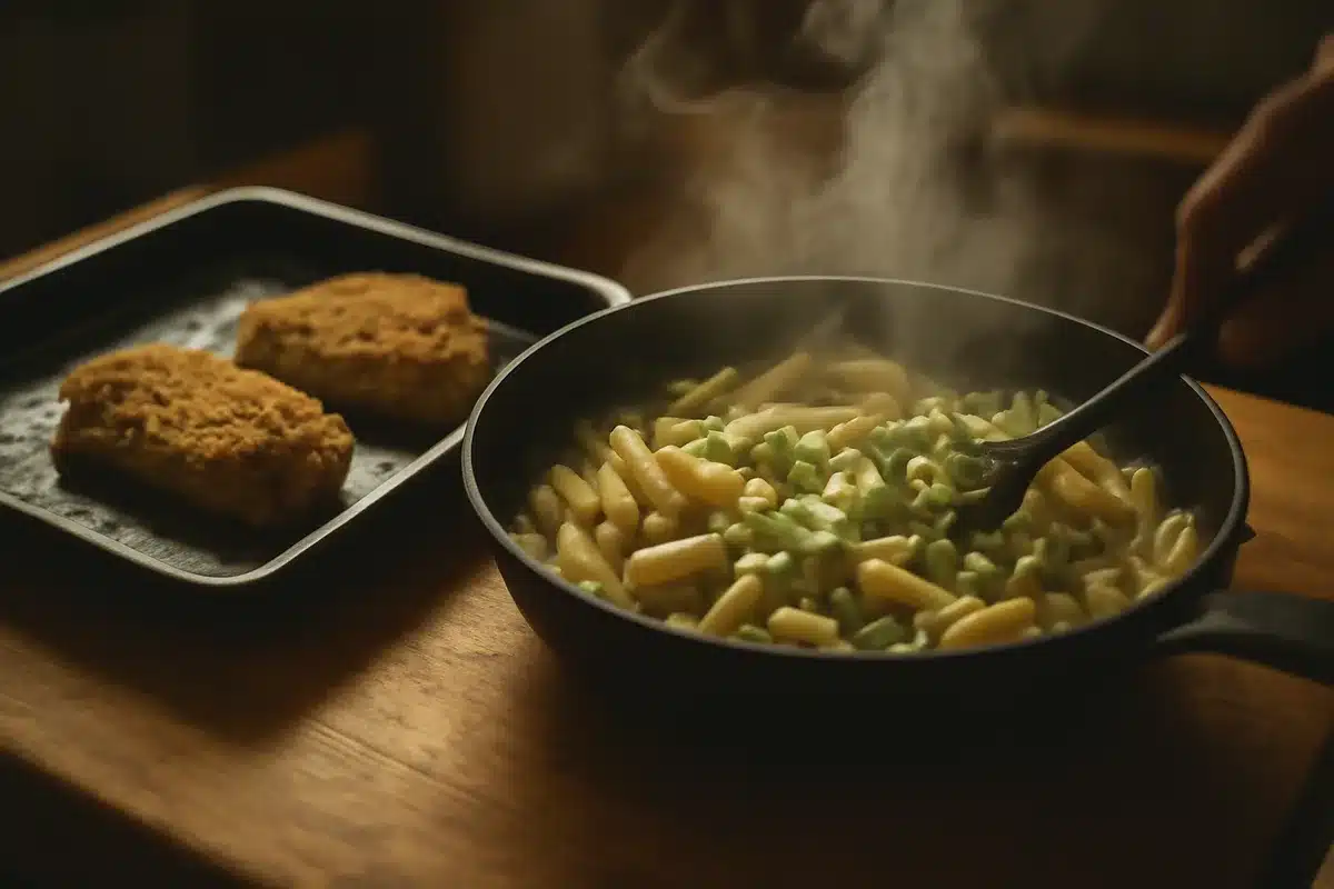 TikTok: coquillettes onctueuses au saumon doré et poireaux, le plat viral à tester ce soir